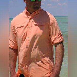 Mojo Mr. Big Long Sleeve Shirt in Sailor Sunset Orange